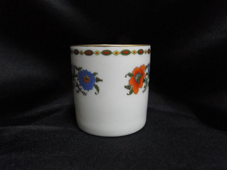 Raynaud Ceralene Vieux Chine, Multicolored Flowers: Demitasse Cup & Saucer Set