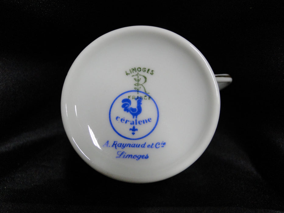Raynaud Ceralene Vieux Chine, Multicolored Flowers: Demitasse Cup & Saucer Set