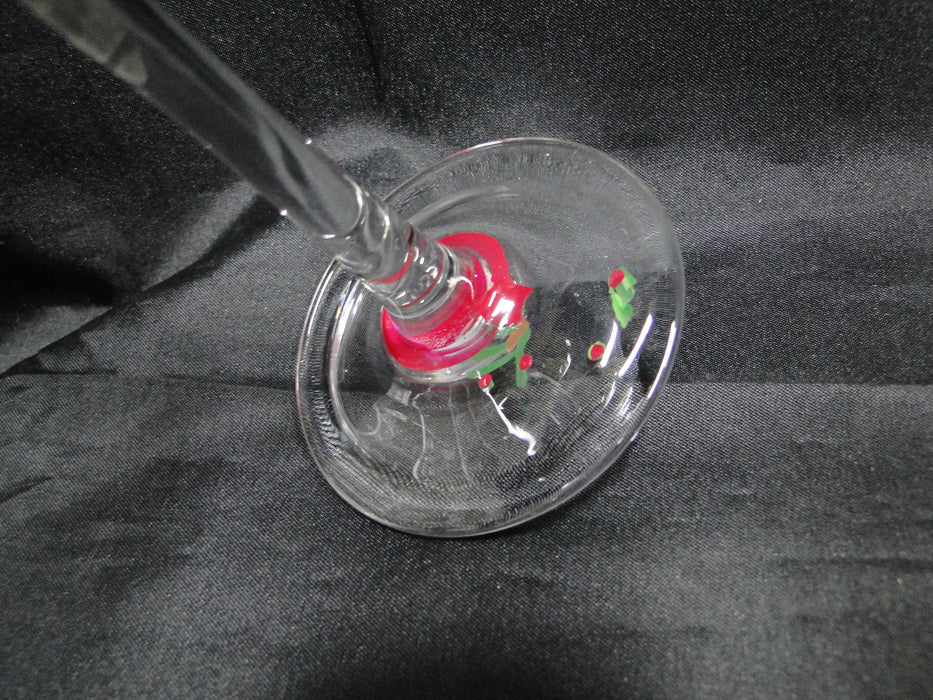 Block 12 Days of Christmas: "1 Partridge" Water or Wine Goblet, 9 1/8"