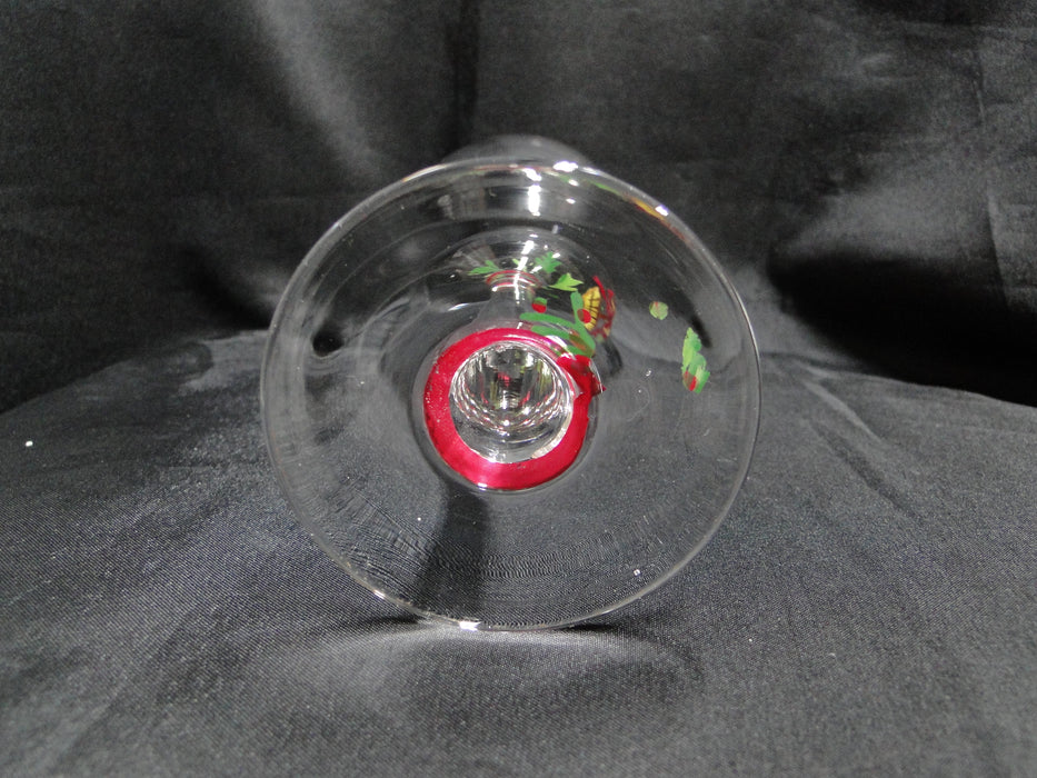 Block 12 Days of Christmas: "1 Partridge" Water or Wine Goblet, 9 1/8"