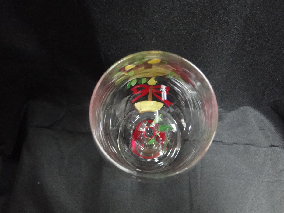 Block 12 Days of Christmas: "1 Partridge" Water or Wine Goblet, 9 1/8"