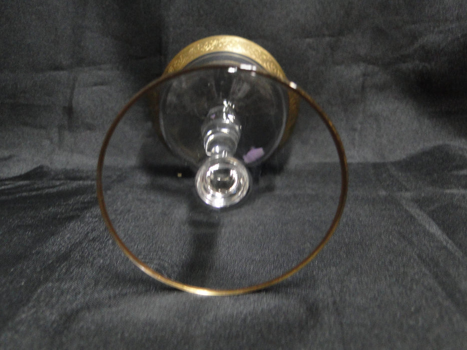 Glastonbury Lotus Minuet, #3720, Gold Encrusted: Liquor Cocktail, 5 1/8", As Is