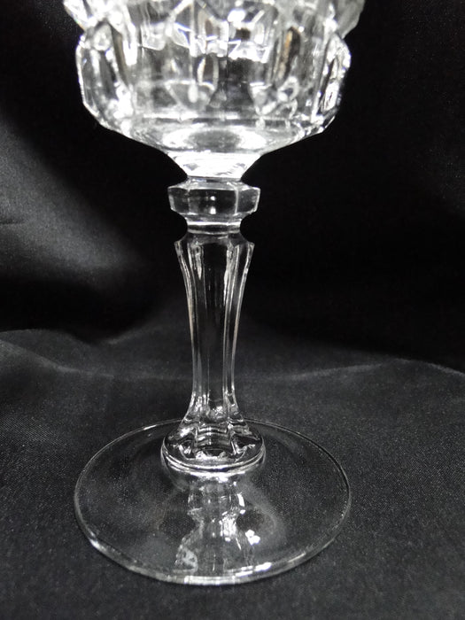 Cristal d'Arques Chantelle, Lady Victoria, Clear w/ Knob Stem: Wine (s), 6 1/4"