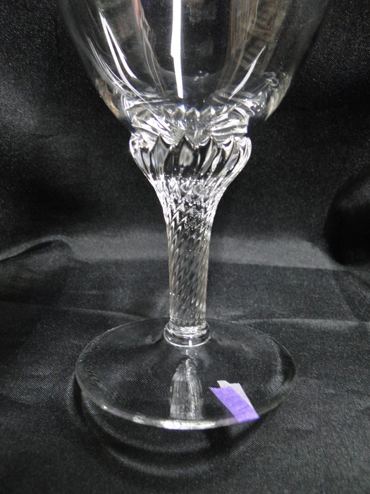Borgfeldt Lisa, Twisted Stem: Water or Wine Goblet, 6 1/4" Tall, As Is