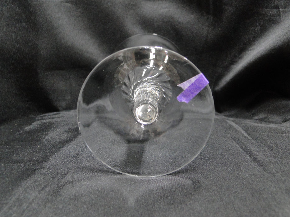 Borgfeldt Lisa, Twisted Stem: Water or Wine Goblet, 6 1/4" Tall, As Is