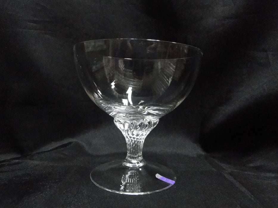 Borgfeldt Lisa, Twisted Stem: Champagne / Sherbet (s), 4 1/8", As Is