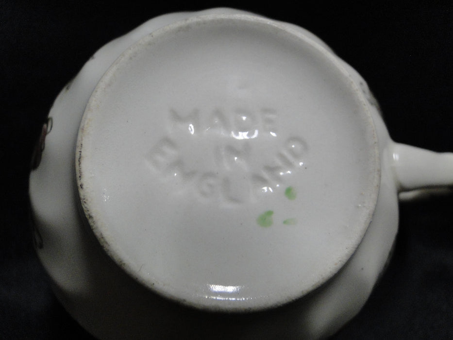 Johnson Brothers Sheraton, Floral Center: Cup & Saucer, No Design In, Crazing