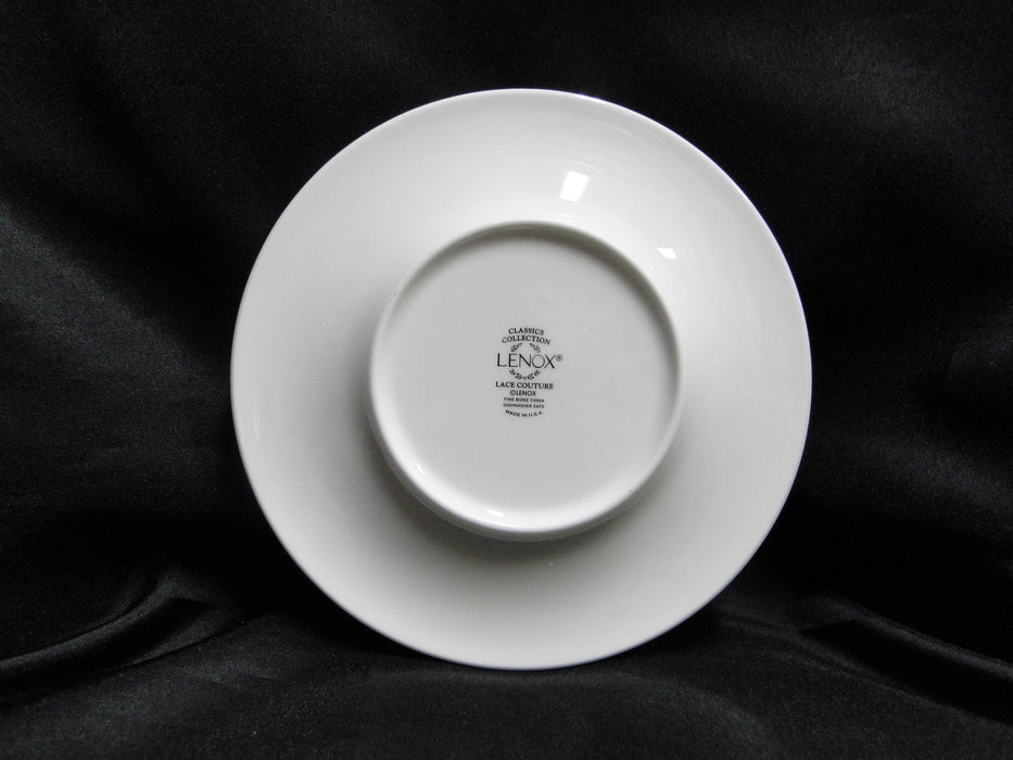 Lenox Lace Couture, Silver & Platinum: Cup & Saucer Set (s), 2 3/8" Tall