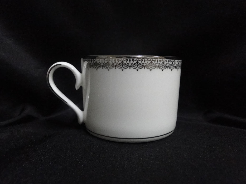 Lenox Lace Couture, Silver & Platinum: Cup & Saucer Set (s), 2 3/8" Tall