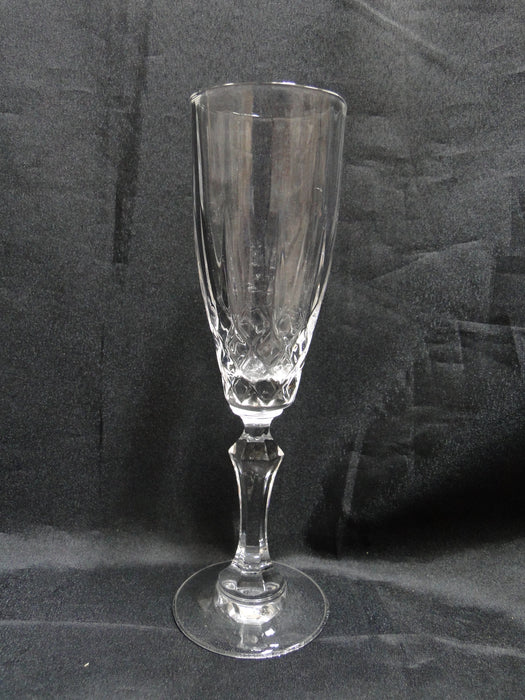 Kristal Zajecar Nobility, Vertical & "X" Cuts: Champagne Flute (s), 8 1/4" Tall