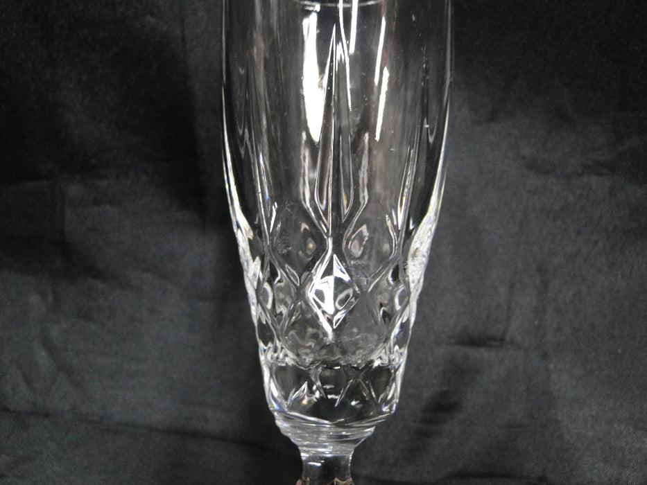 Kristal Zajecar Nobility, Vertical & "X" Cuts: Champagne Flute (s), 8 1/4" Tall
