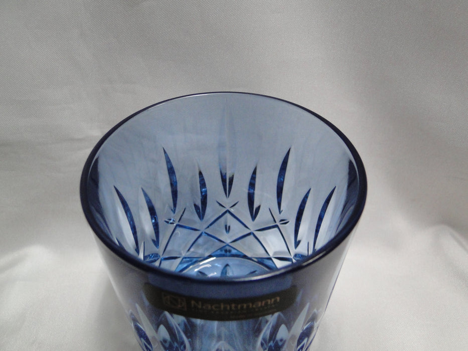 Nachtmann Noblesse: NEW Pair of Blue Tumblers / Double Old Fashioneds, 4", Box