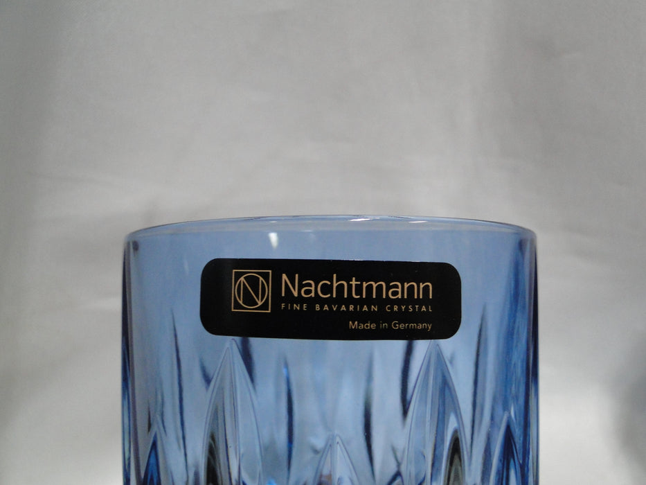 Nachtmann Noblesse: NEW Pair of Blue Tumblers / Double Old Fashioneds, 4", Box