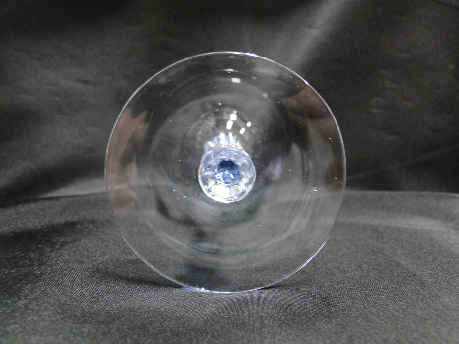 Cambridge 3130 Moonlight Blue, Optic: Water or Wine Goblet, 7 1/4", As Is