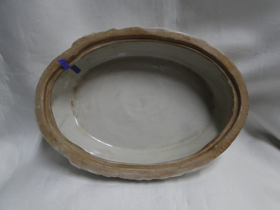 Fitz & Floyd Duck Oval Covered Baker, 8 3/8" Long, As Is