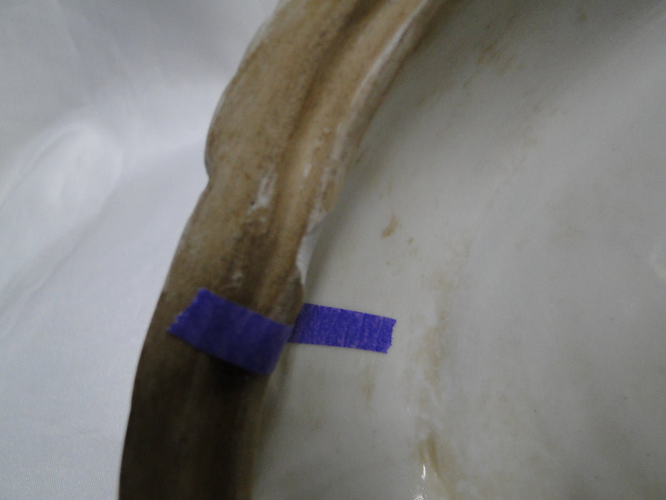 Fitz & Floyd Duck Oval Covered Baker, 8 3/8" Long, As Is