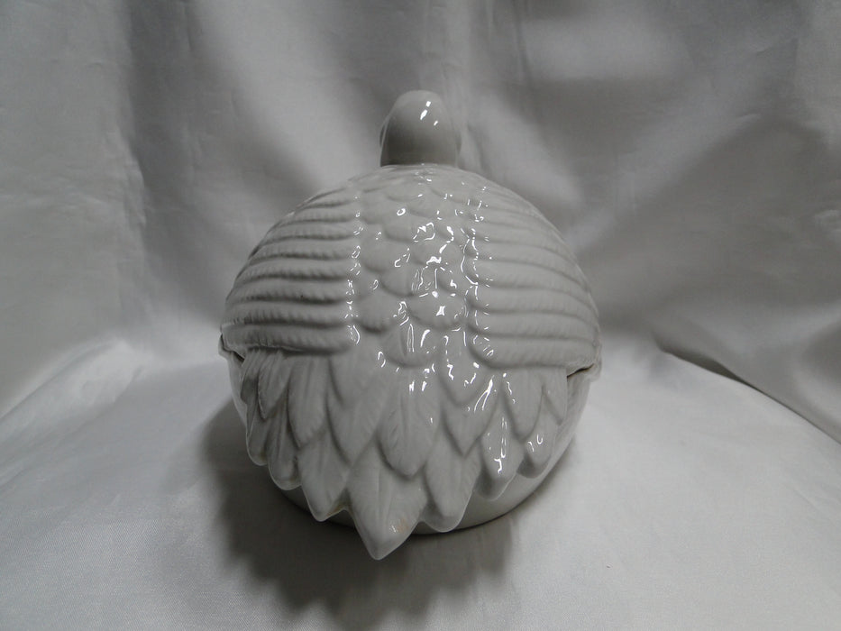 Fitz & Floyd Duck Oval Covered Baker, 8 3/8" Long, As Is