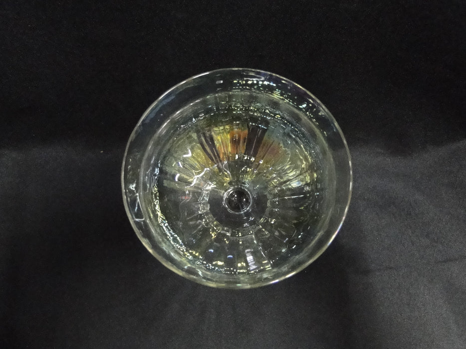Iridescent Optic: Champagne / Sherbet (s), 4 1/2" Tall, As Is  --  MG#076