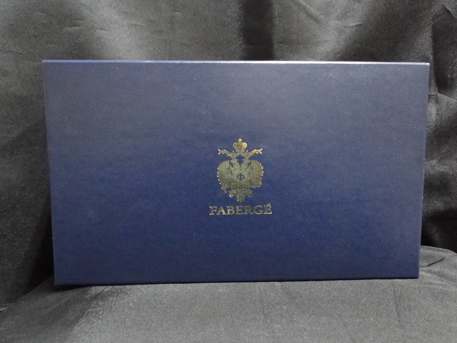 Faberge Imperial Soleil, Clear: Pair Oblong Votives, 4" x 1 3/4" Tall, Box