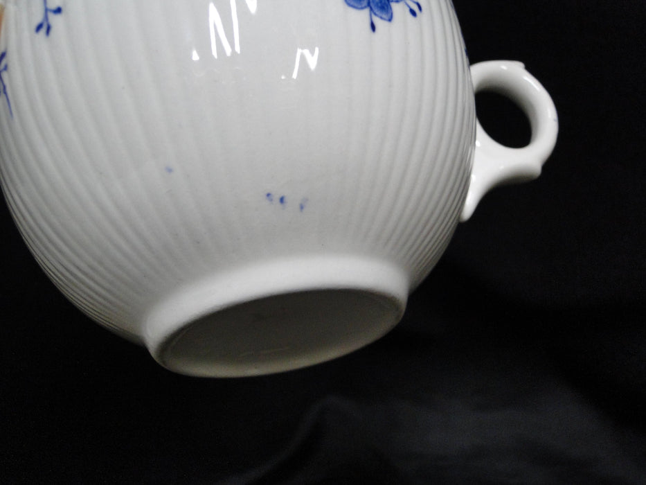Furnivals Denmark Blue: 2 1/2" Cup (s) Only, Full Rib, No Saucer, Crazing