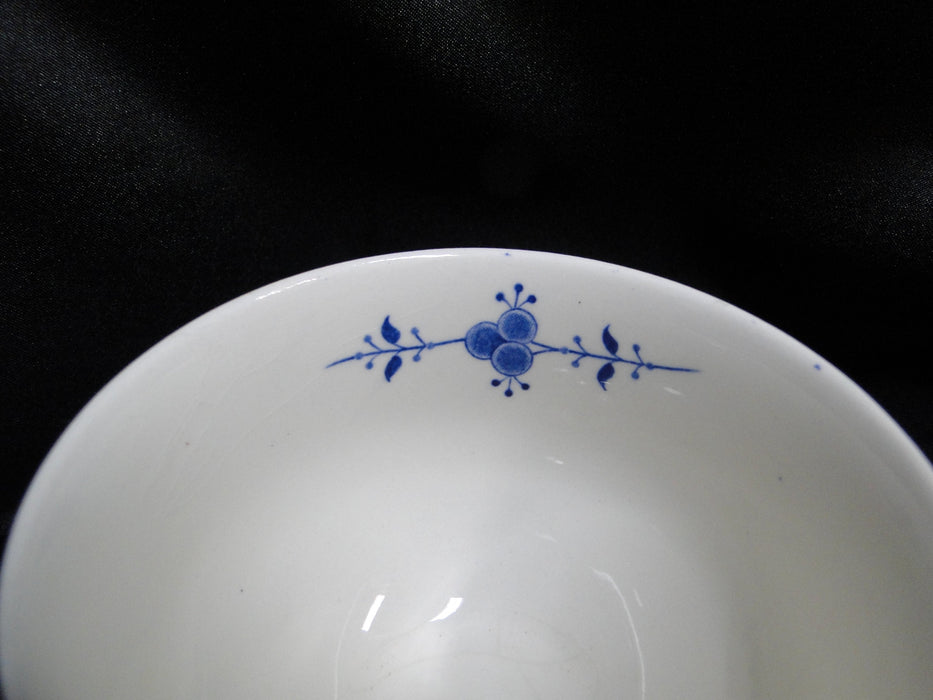 Furnivals Denmark Blue: 2 1/2" Cup (s) Only, Full Rib, No Saucer, Crazing