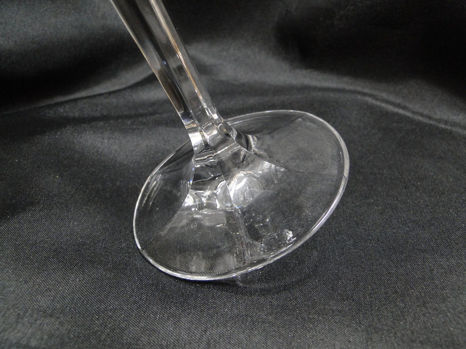 Mikasa Uptown, Vertical & Swirl Cuts: Water or Wine Goblet (s), 9" Tall