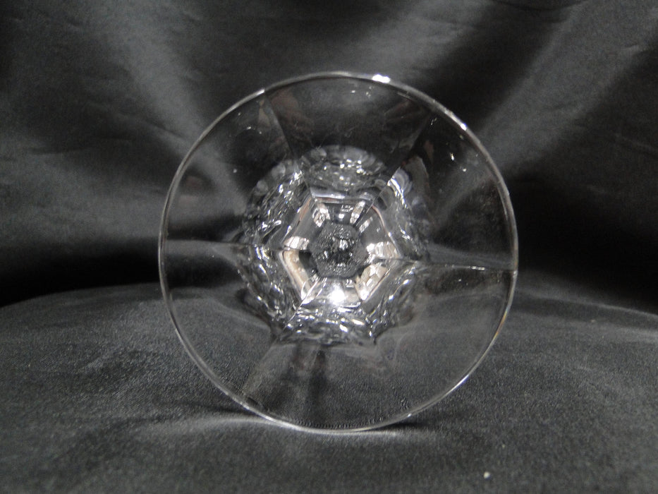Mikasa Uptown, Vertical & Swirl Cuts: Water or Wine Goblet (s), 9" Tall