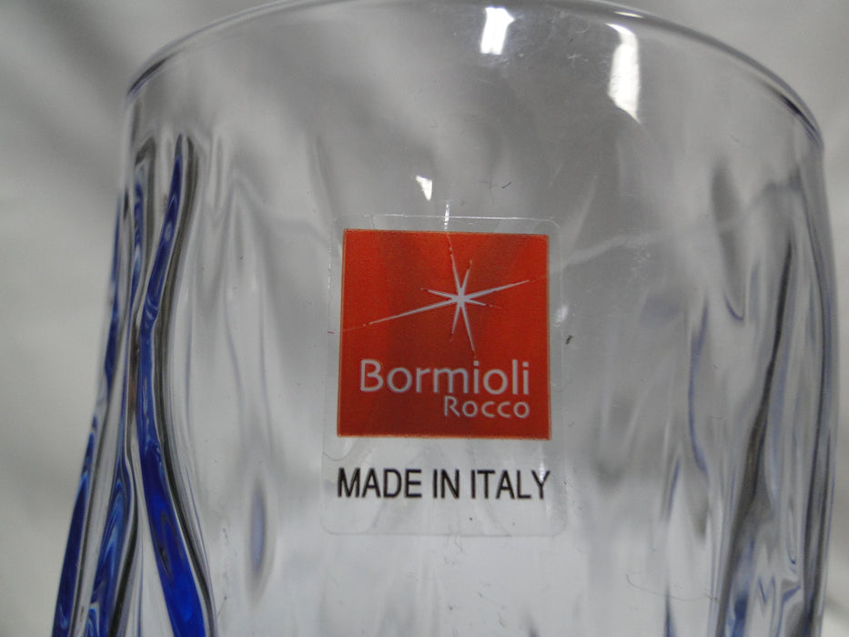 Steelite Bormioli Rocco Wind, Italy: NEW Blue Water Glass / Tumbler, 3 3/4"