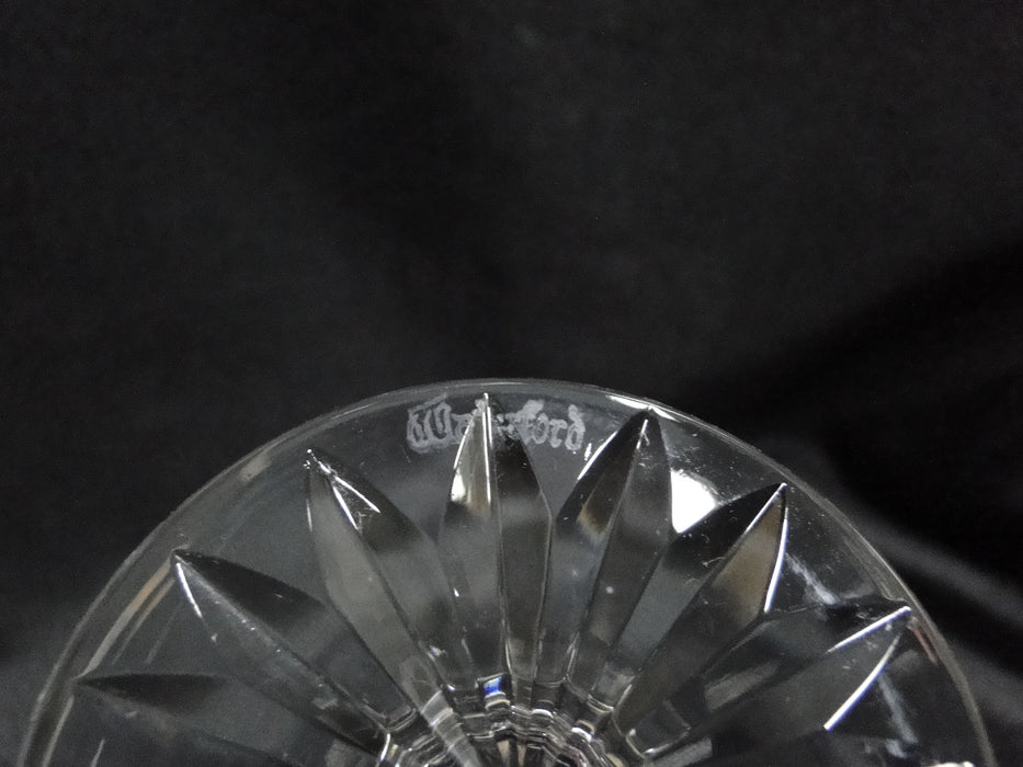Waterford Crystal Kenmare, Cut Ovals & Squares: Claret Wine, 6" Tall, As Is