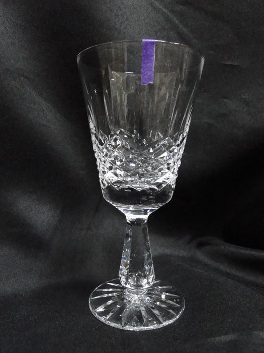 Waterford Crystal Kenmare, Cut Ovals & Squares: Claret Wine, 6" Tall, As Is