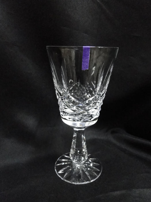 Waterford Crystal Kenmare, Cut Ovals & Squares: Claret Wine, 6" Tall, As Is