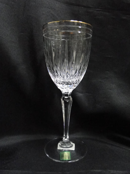 Marquis by Waterford Hanover Gold: Water or Wine Goblet, 8 3/8" Tall