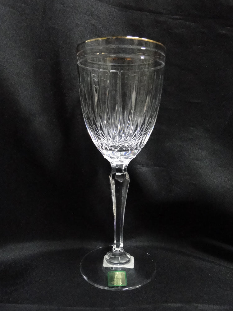 Marquis by Waterford Hanover Gold: Water or Wine Goblet, 8 3/8" Tall