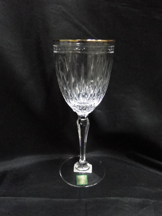 Marquis by Waterford Hanover Gold: Water or Wine Goblet, 8 3/8" Tall