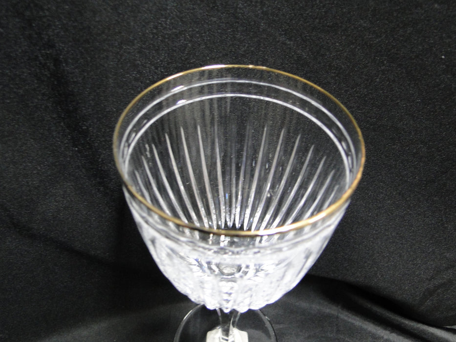 Marquis by Waterford Hanover Gold: Water or Wine Goblet, 8 3/8" Tall