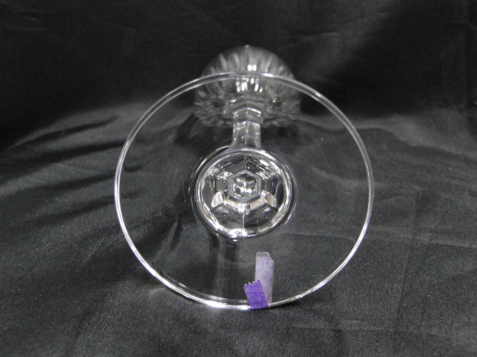 Mikasa Arctic Lights, Vertical Cuts: Water or Wine Goblet, 9", 10 1/4 oz, As Is