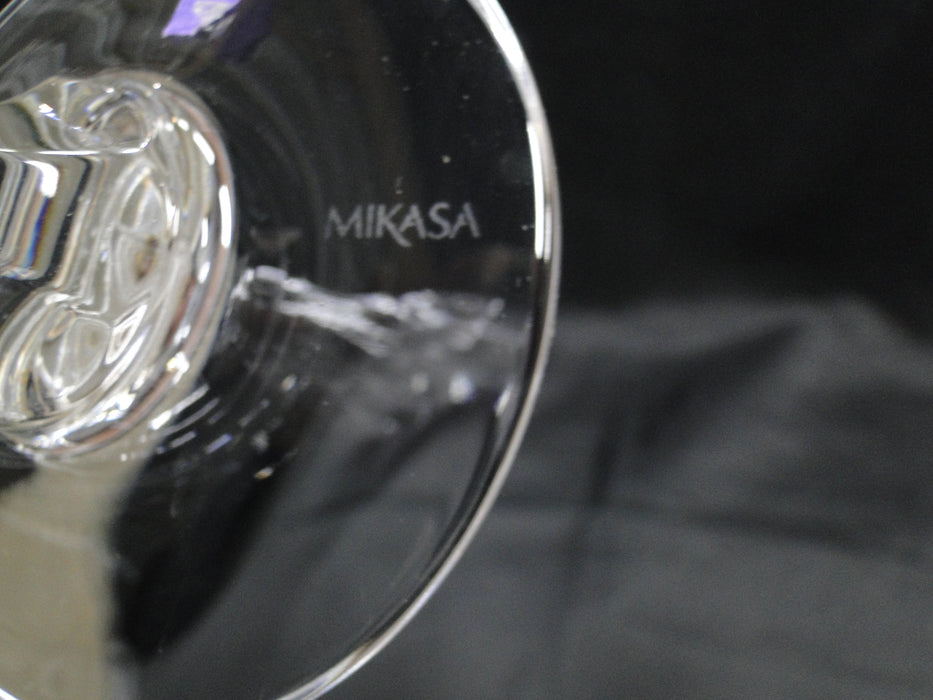 Mikasa Arctic Lights, Vertical Cuts: Water or Wine Goblet, 9", 10 1/4 oz, As Is