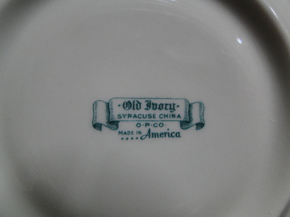 Syracuse Brantley, Wide Gold Trim: Cup & Saucer Set, 2 1/4" Tall