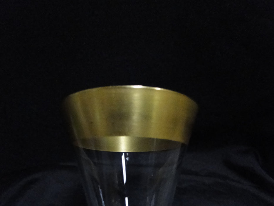 Dorothy Thorpe Golden Band, Wide Gold Band: Wine Glass, 6", As Is