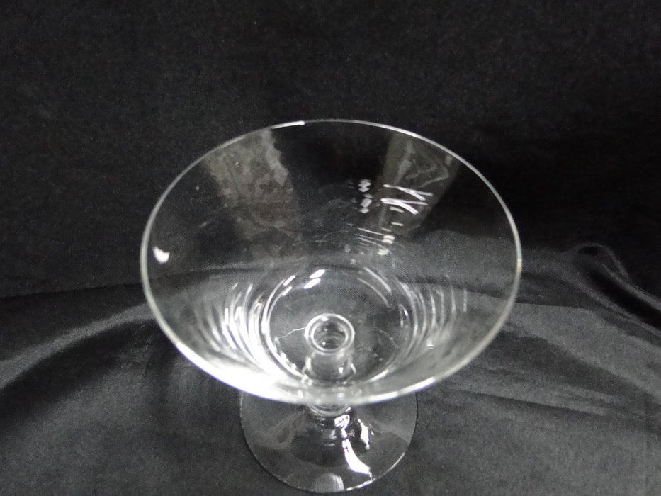 Fostoria Rose, Stem 6036, Cut Rose: Low Sherbet (s), 4 1/8" Tall