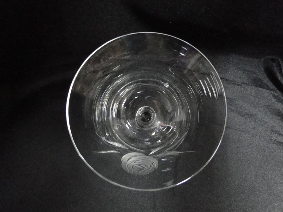 Fostoria Rose, Stem 6036, Cut Rose: Low Sherbet (s), 4 1/8" Tall