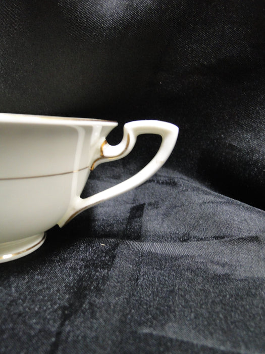 Royal Worcester Lady Evelyn, Scrolls, Florals: Cup & Saucer Set, 2 1/8"