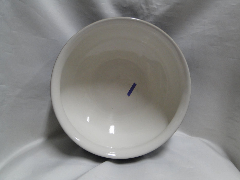 Denby Boston, Dark Blue, Brown Trim: Round Serving Bowl, 8 1/4", As Is