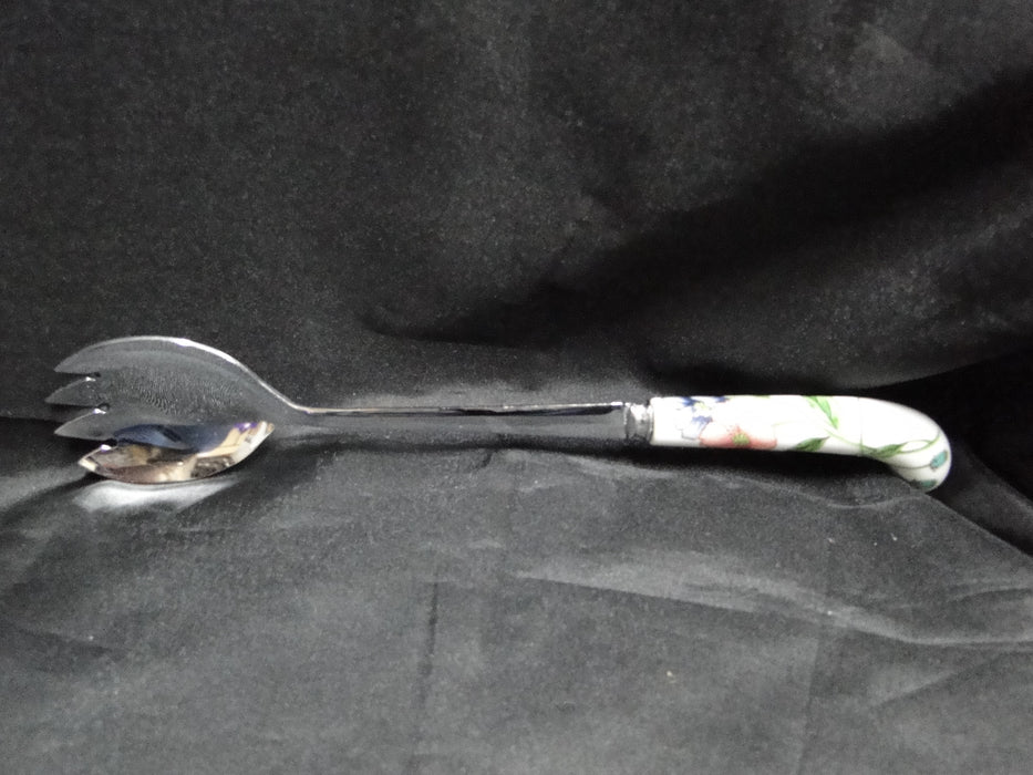Villeroy & Boch Amapola, Blue & Orange Flowers: Serving Spoon & Fork, Box