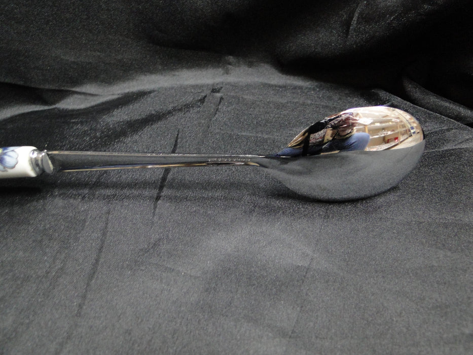 Villeroy & Boch Amapola, Blue & Orange Flowers: Serving Spoon & Fork, Box