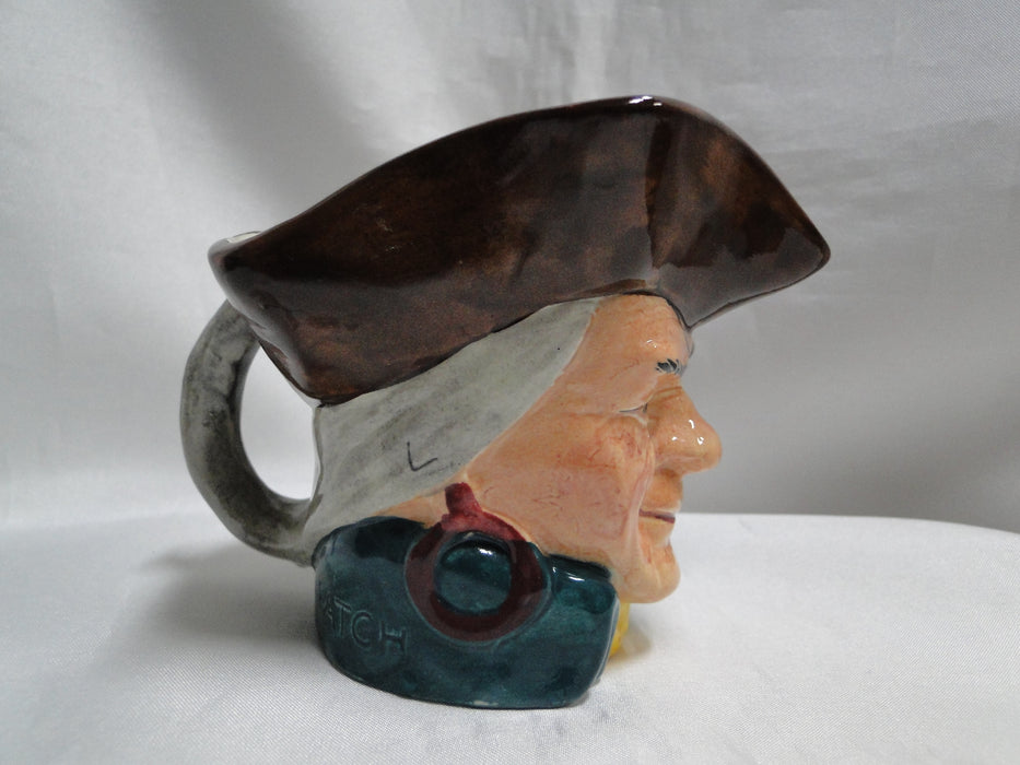 Cooper Clayton Toby Jug: "Cap'n Patch", Pirate, 3 1/2" Tall