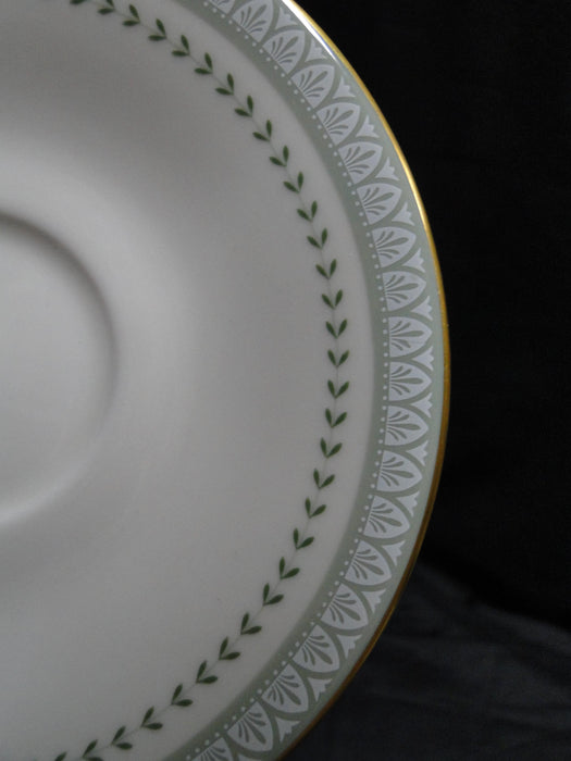 Royal Doulton Berkshire: Green Border & Laurel: Cup & Saucer Set (s), 2 3/4"