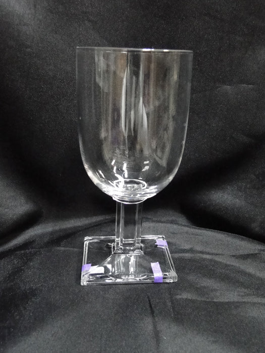 Heisey New Era, Square Base: Water or Wine Goblet (s), 6 1/4" Tall, As Is