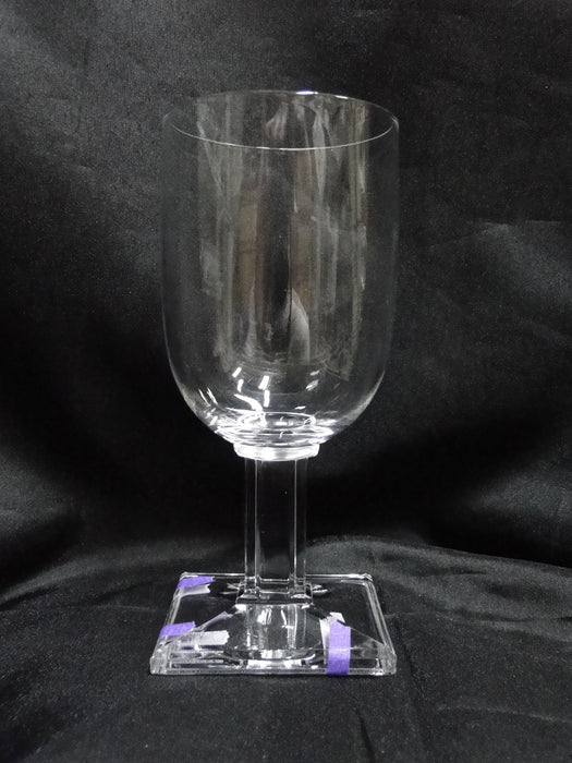 Heisey New Era, Square Base: Water or Wine Goblet (s), 6 1/4" Tall, As Is