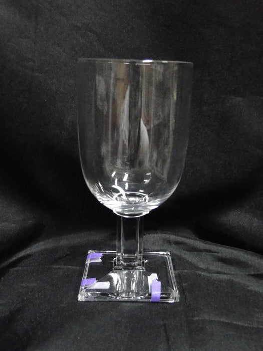 Heisey New Era, Square Base: Water or Wine Goblet (s), 6 1/4" Tall, As Is